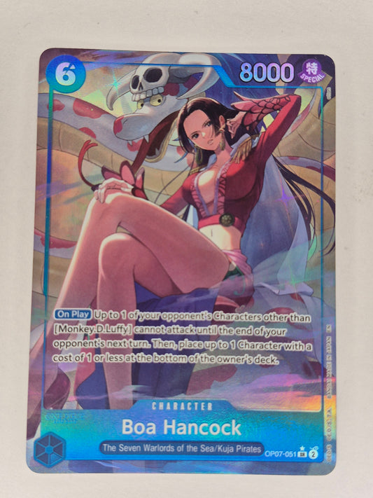 Boa Hancock (Alt Art Seven Warlords Binder) OP07-051 SR - One Piece TCG English