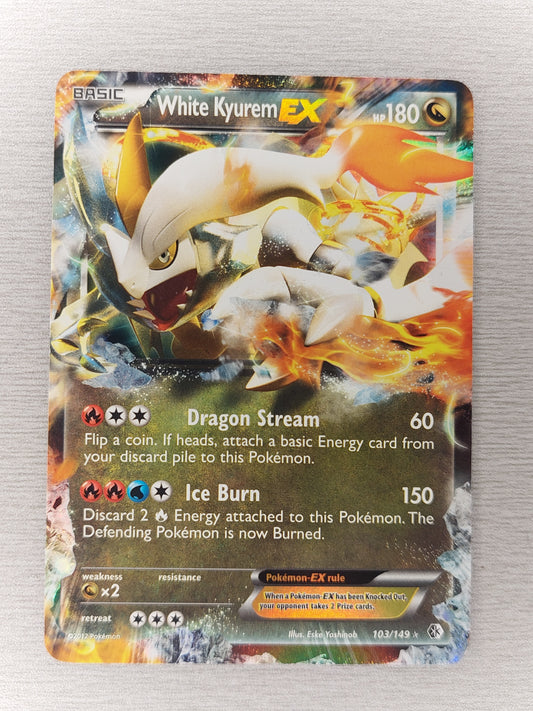 White Kyurem-EX - 103/149 Ultra Rare BW Boundaries Crossed NM/M