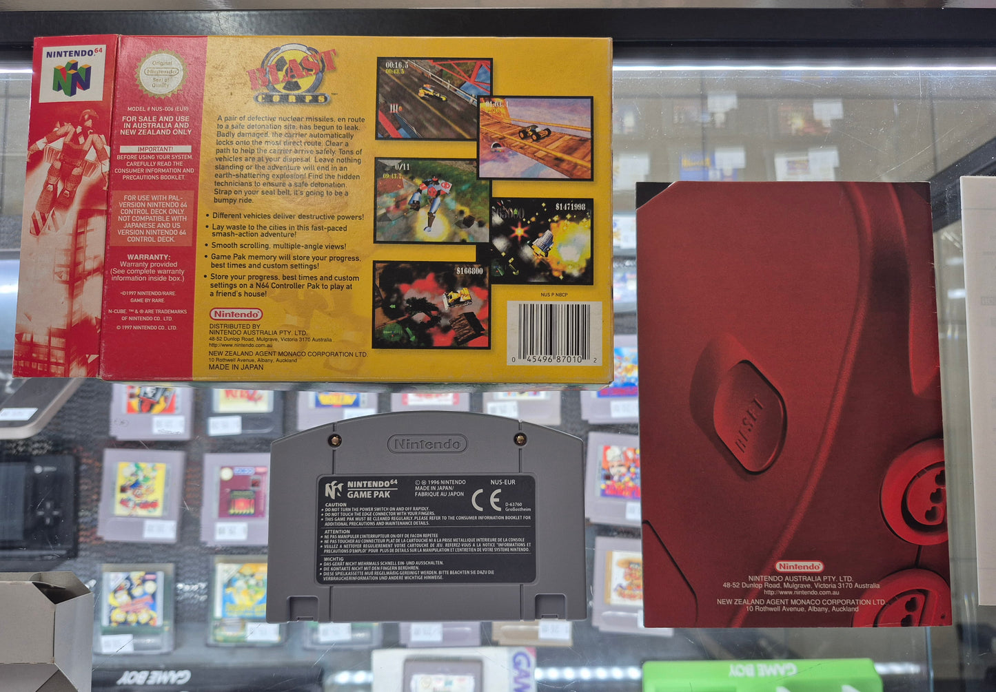Nintendo N64 Blast Corps (1997) 100% Complete in Box Cart like New(AUS PAL)