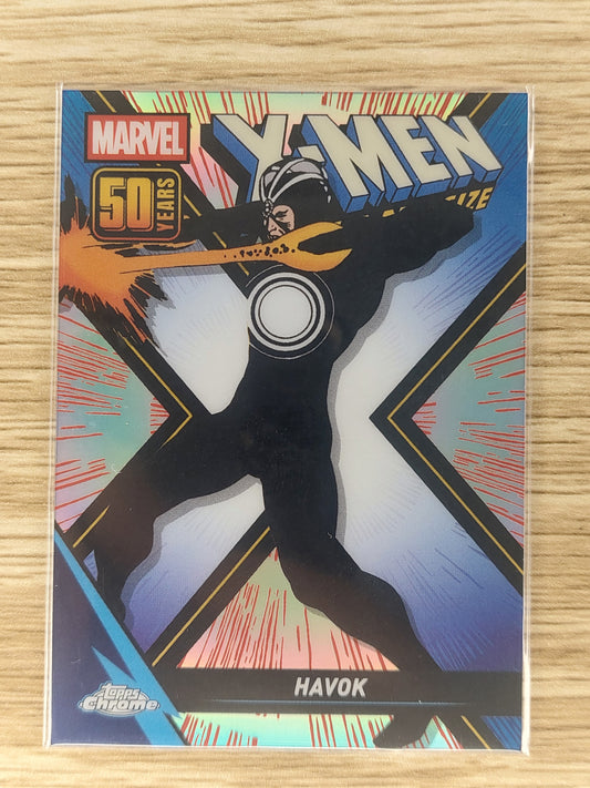 Topps Chrome Marvel 2025 Havok Giant Size Refractor #XM-9