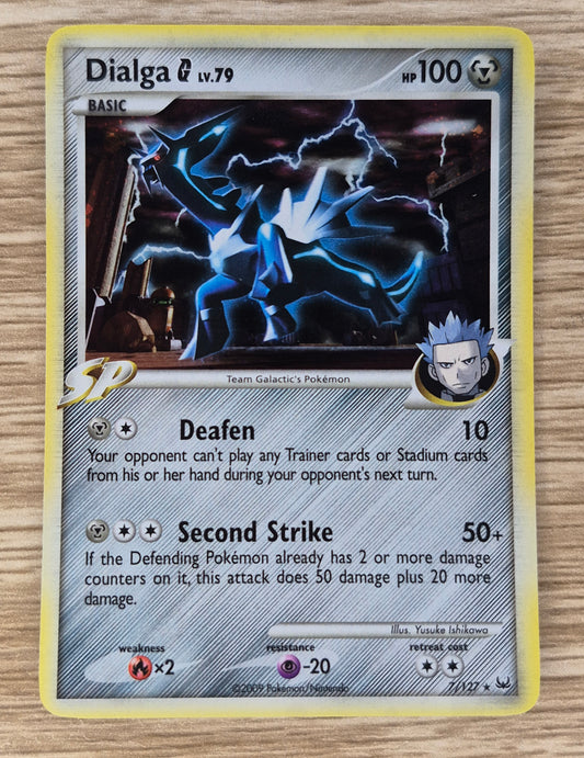 2009 Dialga Holo Rare Platinum Base Set - 7/127 Pokemon LP