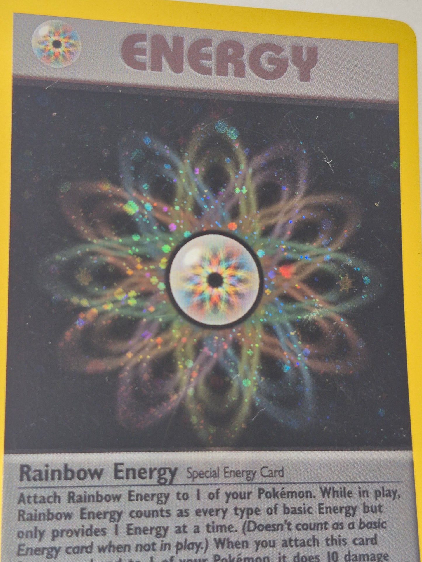 2000 Pokemon WOTC Rainbow Energy Team Rocket LP 17/82
