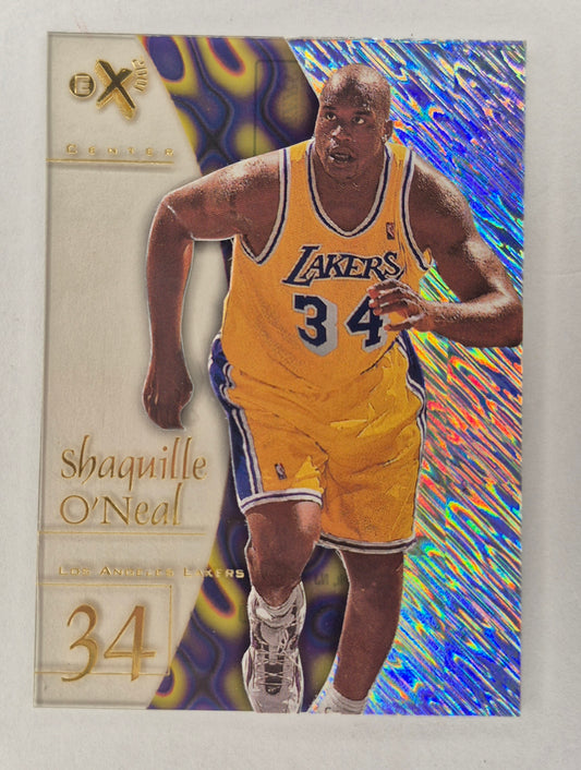 1998-99 SKYBOX E-X CENTURY ACETATE SHAQUILLE O'NEAL  #14 LAKERS