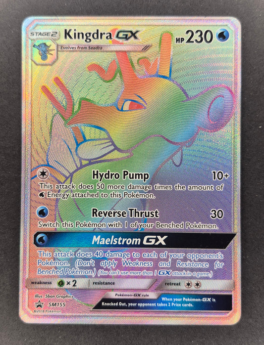 2018 Pokemon Sm Black Star Promo #SM155 Kingdra Gx