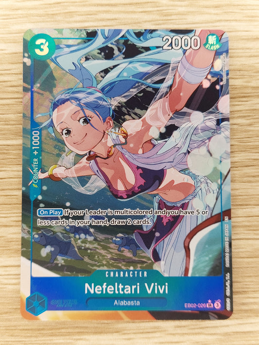 One Piece 2025 Nefeltari Vivi Alternate Art Anime 25th Collection EB02-026