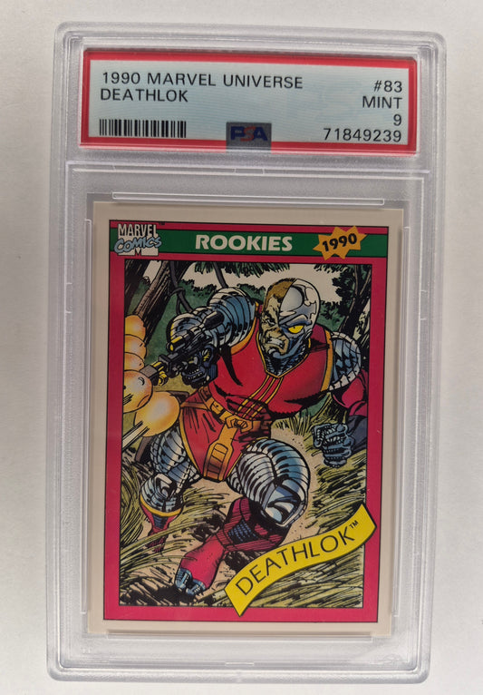 1990 Marvel Universe Deathlok Rookie Card #83 PSA 9 Mint