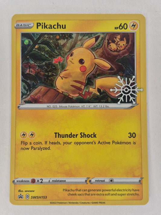 2022 Pokémon SWSH153 Pikachu Black Star Promo LP