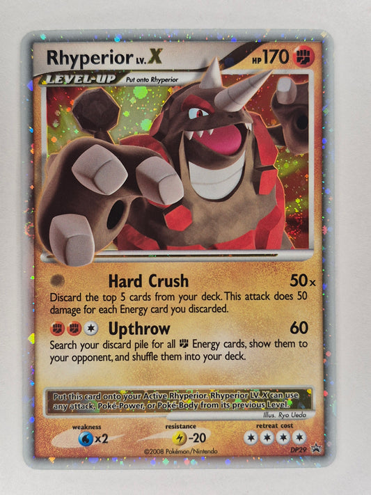 Rhyperior LV.X DP29 Holo Diamond and Pearl Promos - Pokemon Card - LP