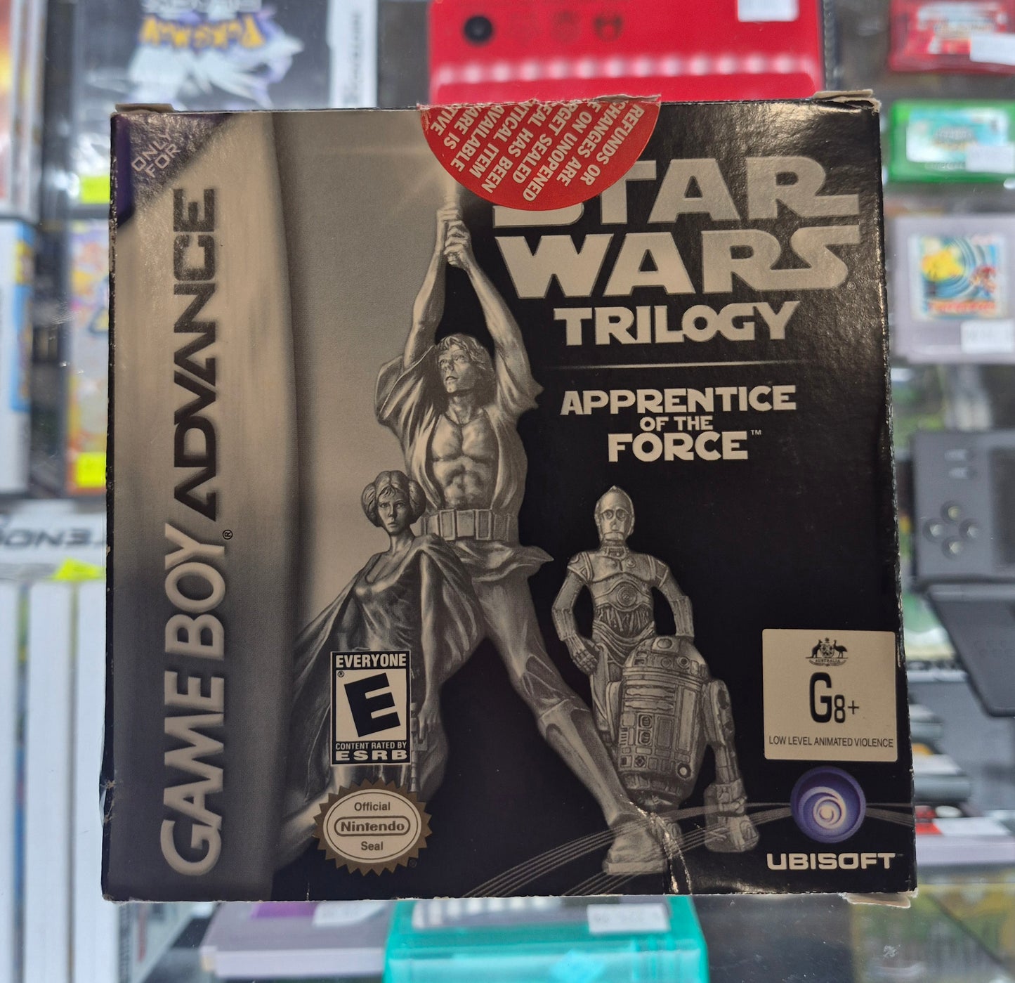 Star Wars Trilogy Apprentice of the Force Gameboy Advance Nintendo in Protector