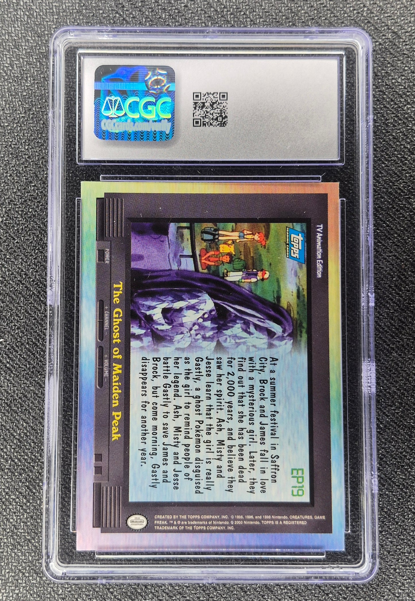 1998 Topps Pokémon EP19 The Ghost of Maiden Peak CGC 9