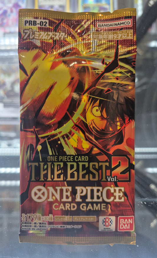 ONE PIECE Card Game Premium THE BEST Vol.2 PRB-02 Japanese Booster Pack (9 cards)