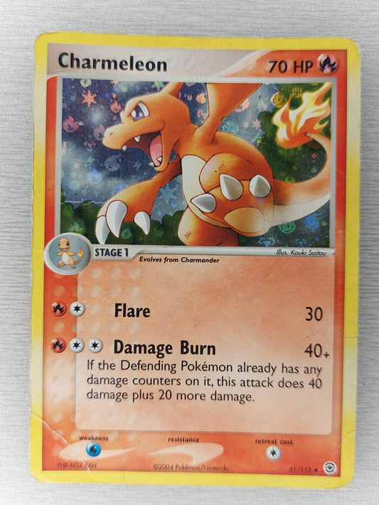 Charmeleon 2004 Pokemon EX FireRed & LeafGreen Reverse Holo #31/112 HP
