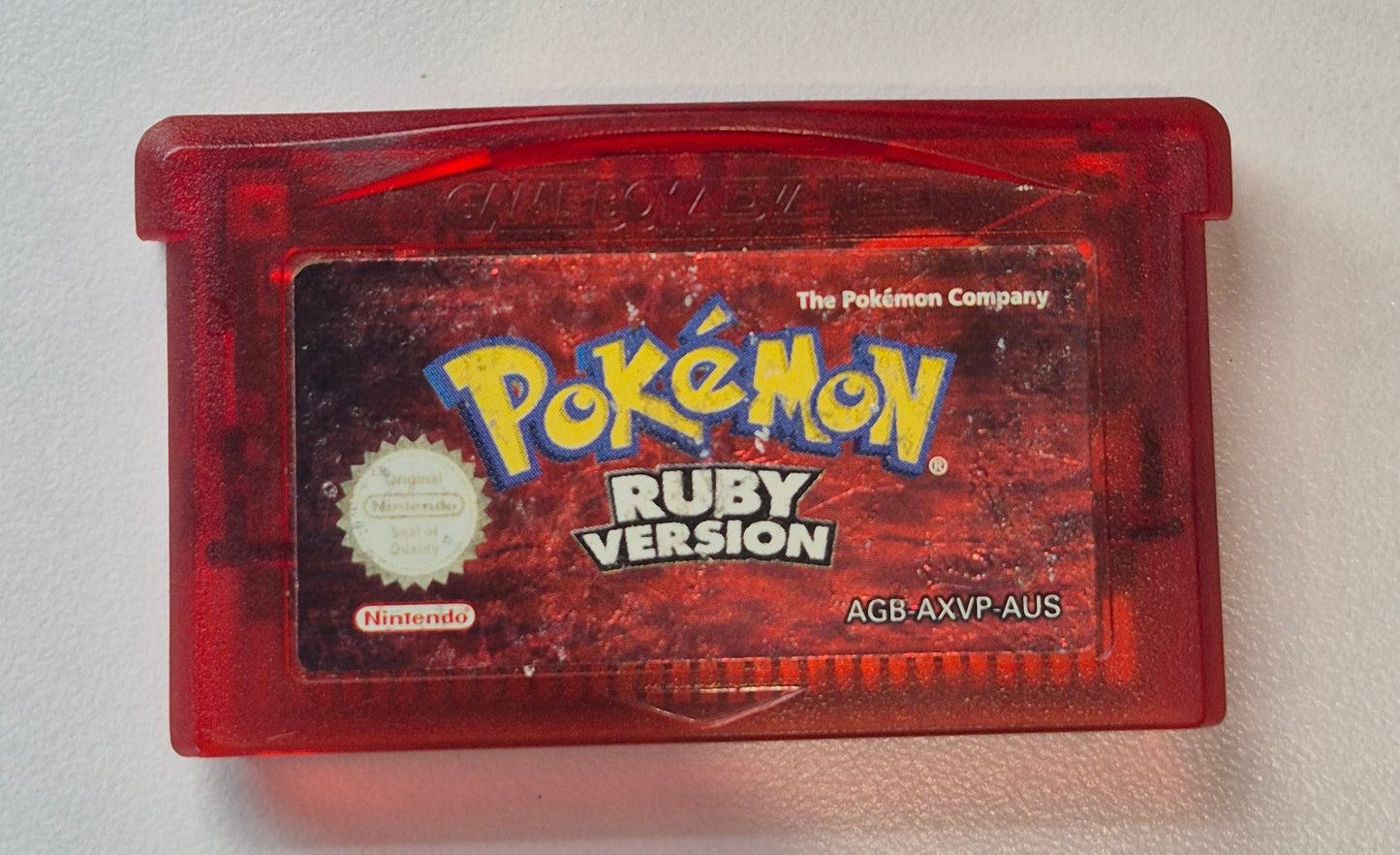 Pokemon Game Boy Advance Ruby Version AUS PAL NEW Battery Tested & Cleaned