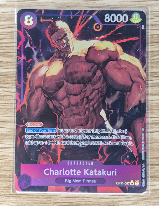 Charlotte Katakuri (067) (Alternate Art) OP11-067 A Fist of Divine Speed Foil