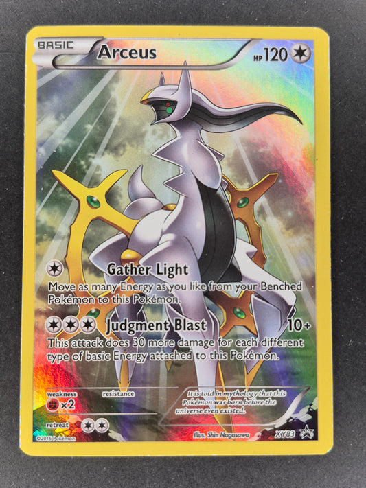 Pokemon Arceus XY83 Full Art Black Star Promo Holo TCG Card 2015 LP