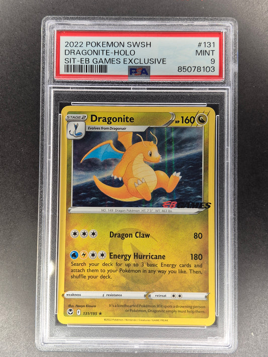 2022 Pokemon SWSH Dragonite EB Games Promo PSA 9