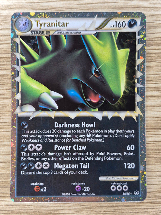 Tyranitar 88/95 - HGSS Unleashed *NM* Holo Rare Pokemon Card (2010)