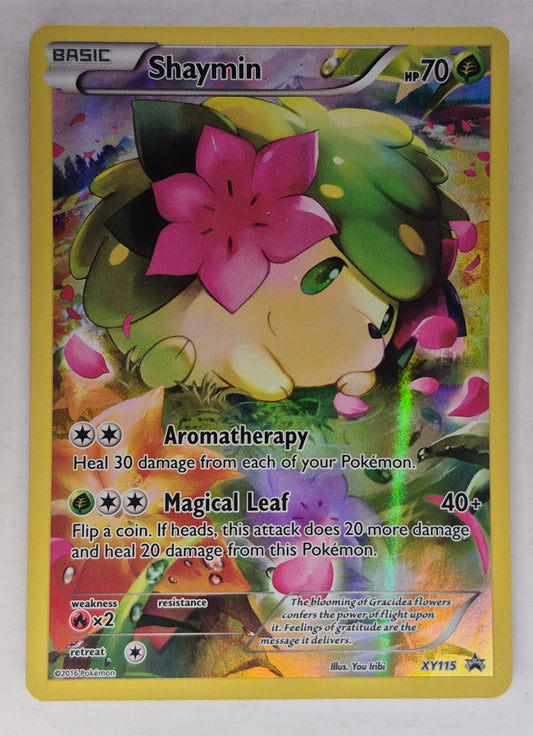 2016 POKEMON XY BLACK STAR PROMO #XY115 FULL ART/SHAYMIN LP