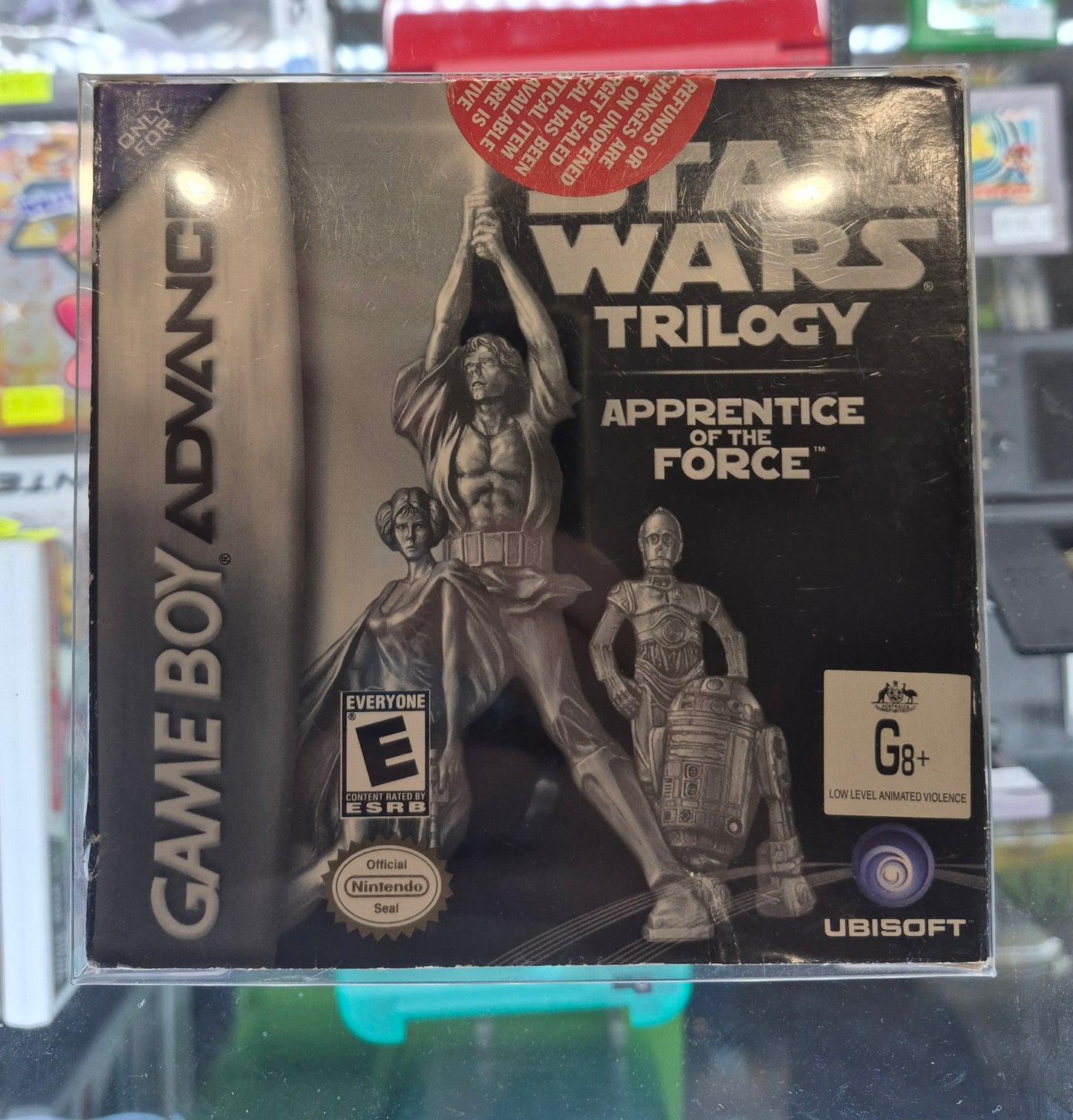 Star Wars Trilogy Apprentice of the Force Gameboy Advance Nintendo in Protector