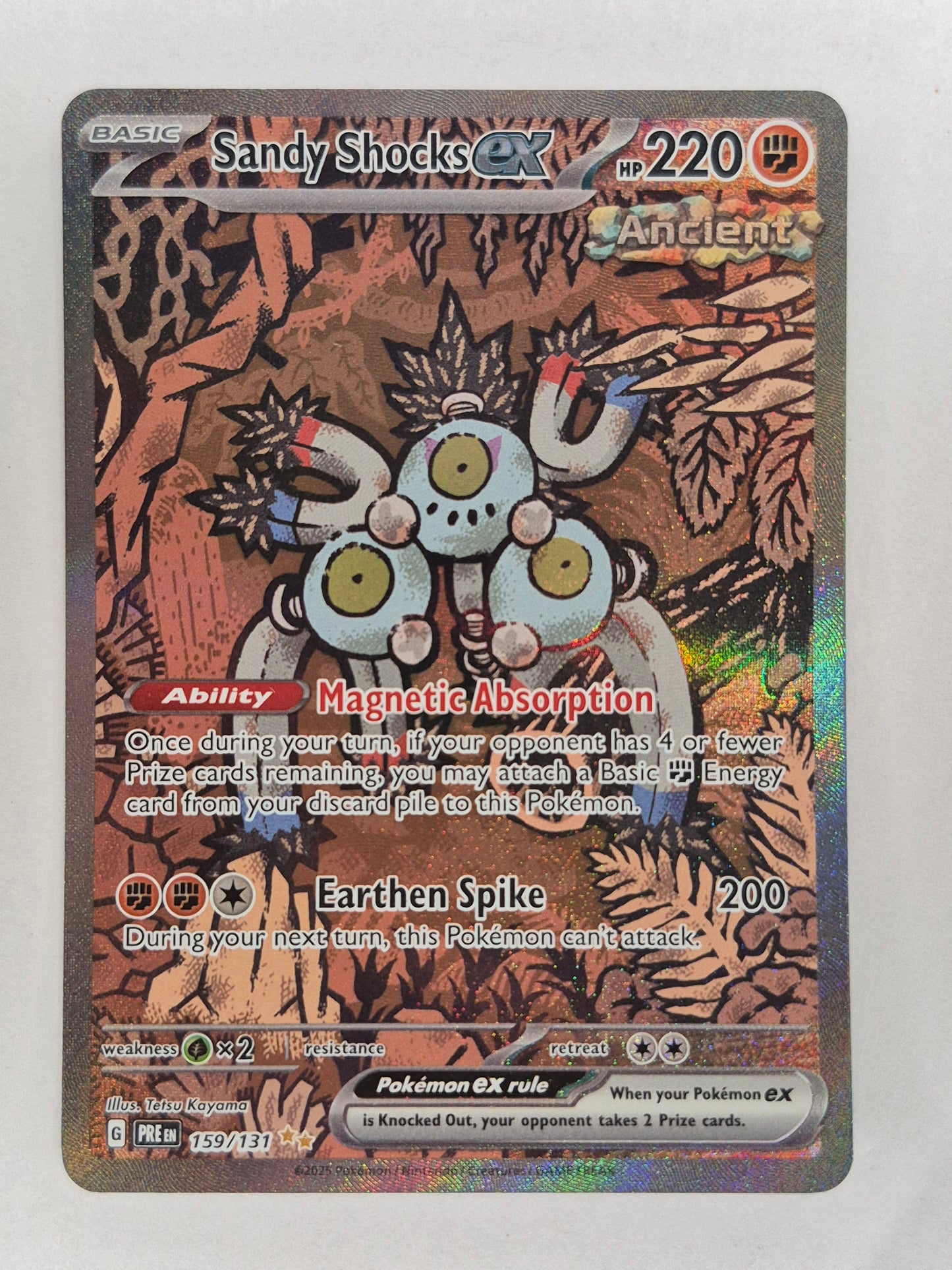 Sandy Shocks ex 159/131 SV: Prismatic Evolutions Special Illustration Rare - NM