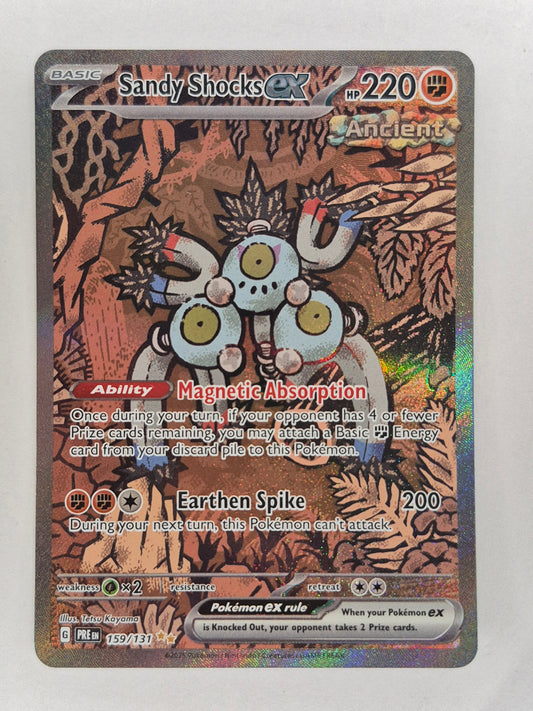 Sandy Shocks ex 159/131 SV: Prismatic Evolutions Special Illustration Rare - NM