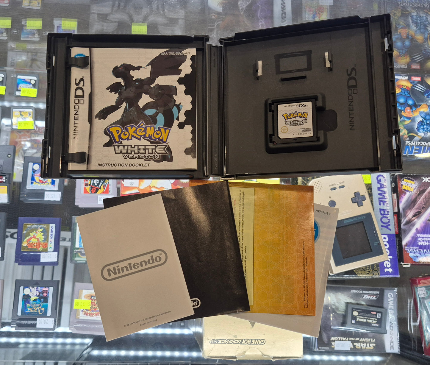 Pokémon White Version Nintendo DS Game Complete with Manual & Inserts AUS PAL Tested