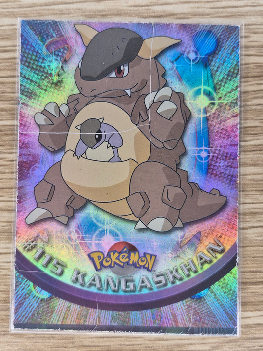 2000 Topps Pokémon Blue Label #115 Kangaskhan Holo MP