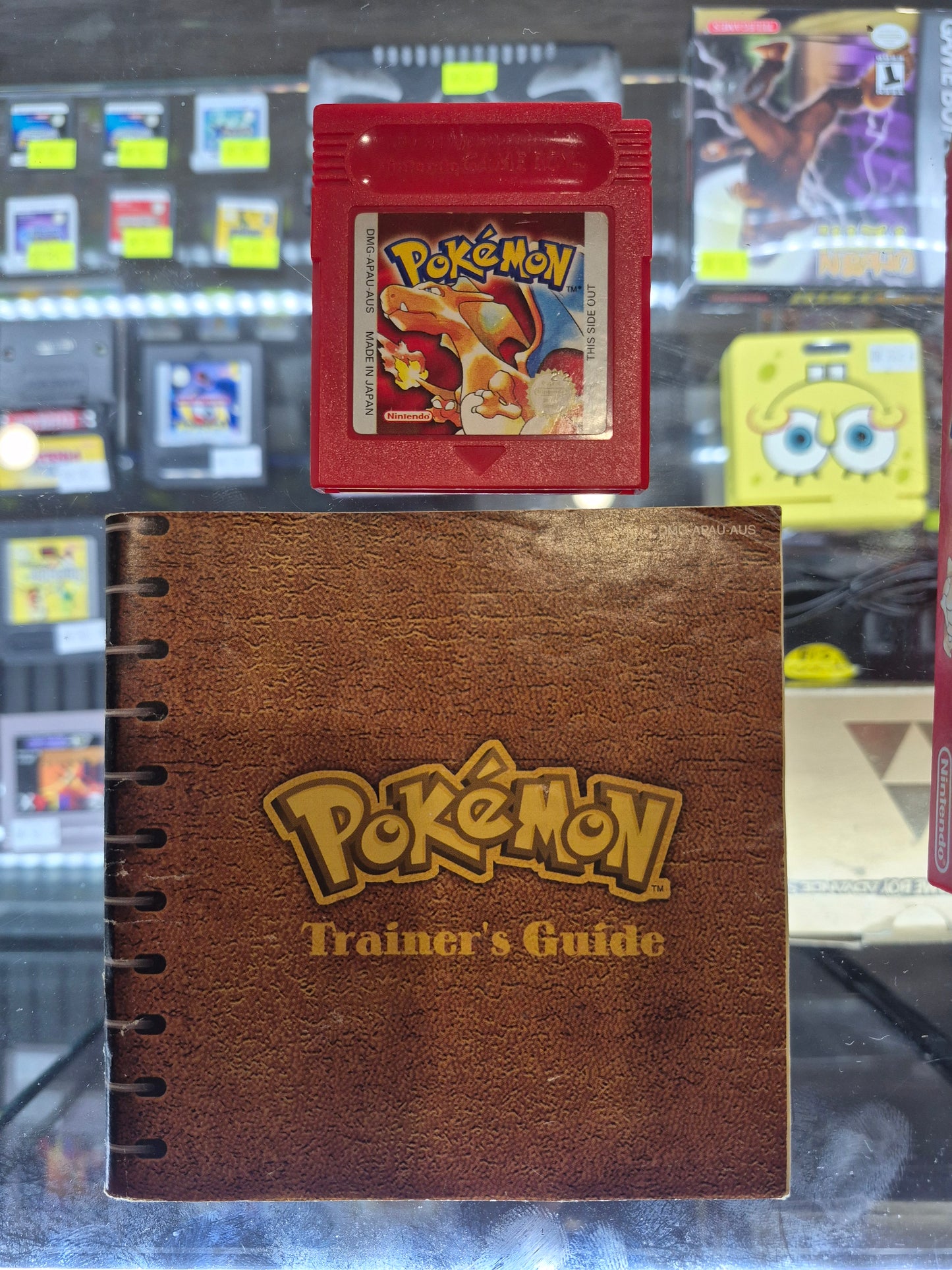 1998 Pokémon Red Version CIB with New Save Battery in Protector AUS PAL