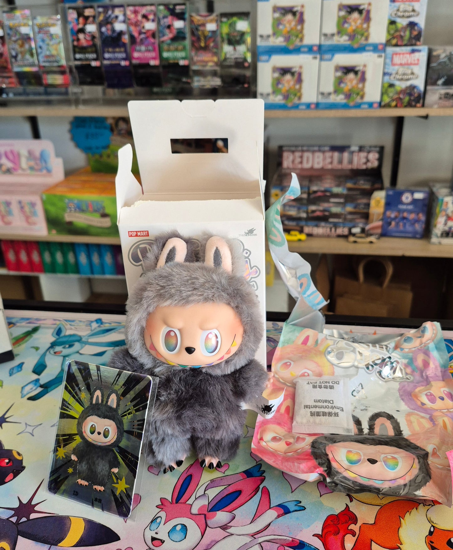 AUTHENTIC RARE POP MART LABUBU The Monsters BIG INTO ENERGY V3 ID (Secret Edition)