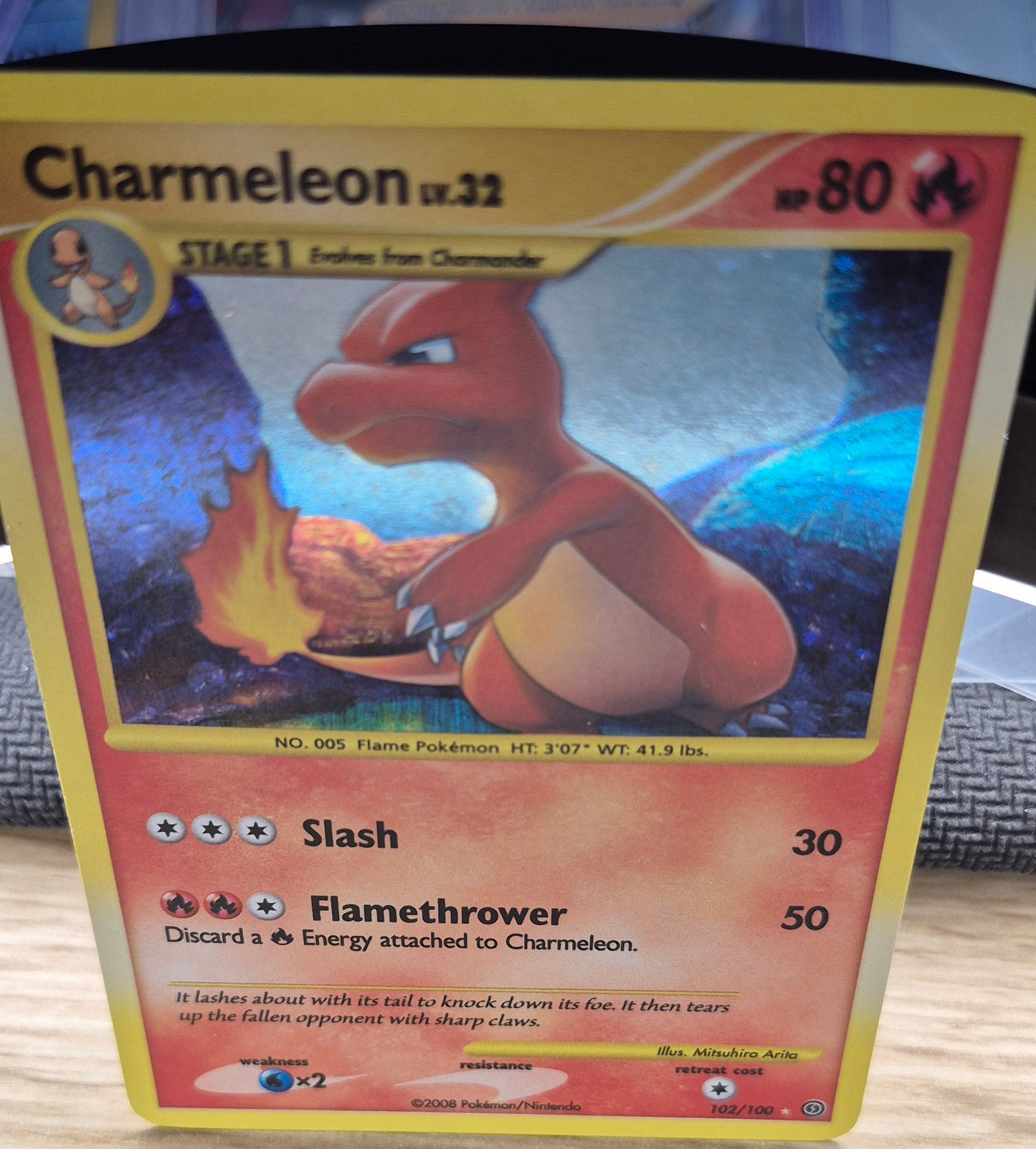 Charmeleon Holo SR D&P Stormfront Set 102/100 Pokemon Card