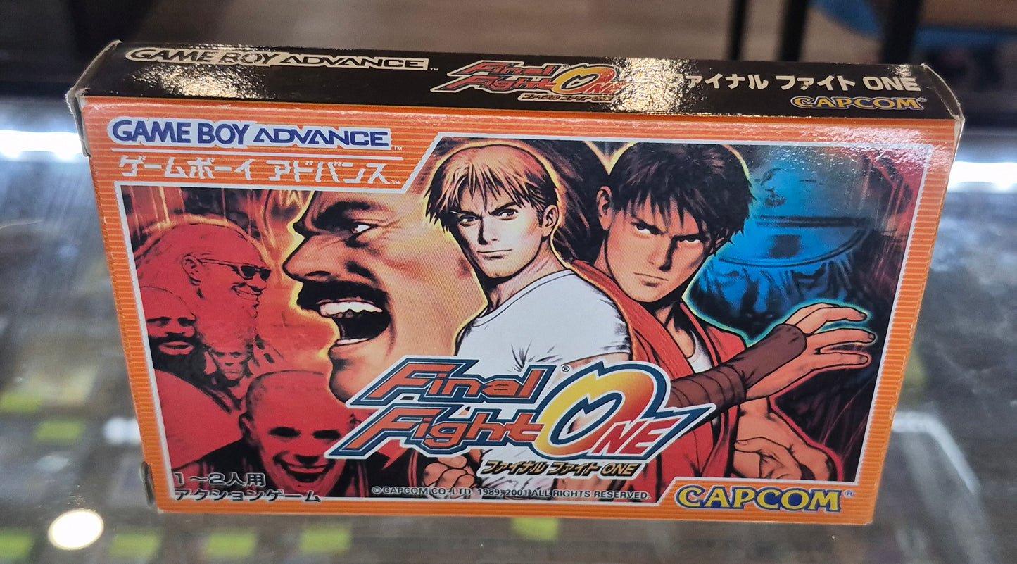 Final Fight One GameBoy Advance GBA Capcom Used Japan Boxed Manual Tested 2001