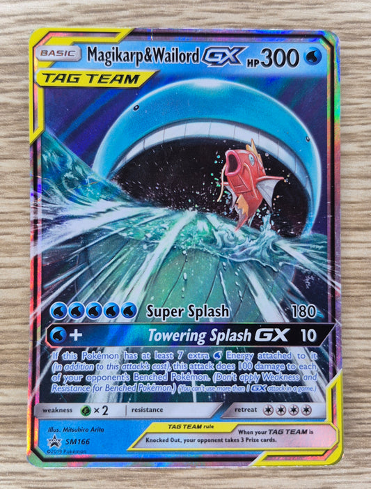 2019 Pokémon SM 166 Magikarp & Wailord GX Promo HP