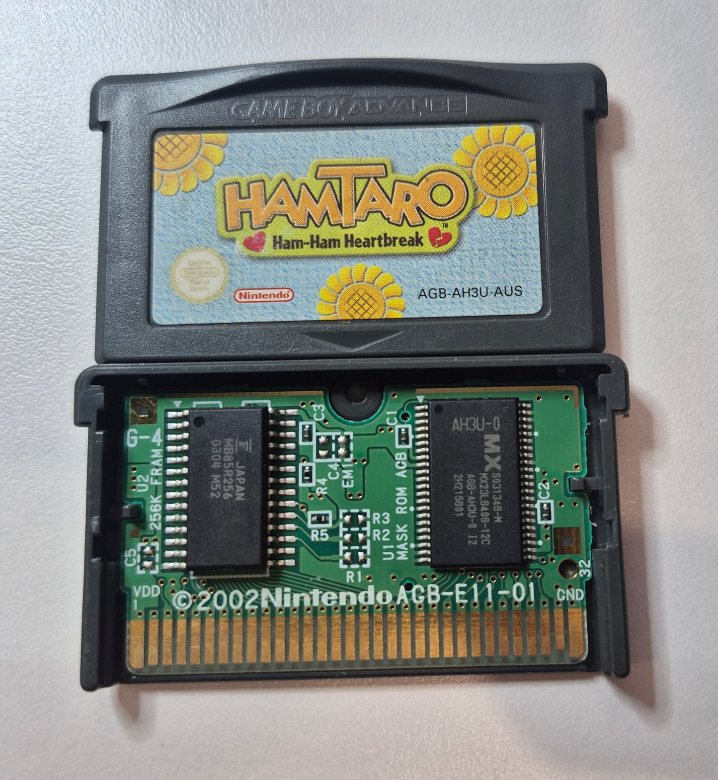 Hamtaro Ham Ham Heartbreak GBA Cartridge Pal Genuine Tested
