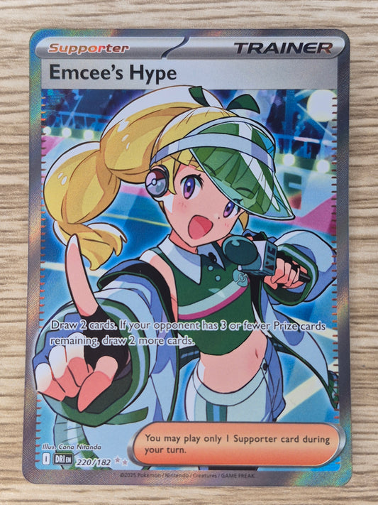 Emcee's Hype 220/182 Pokemon Trainer Card Destined Rivals 2025