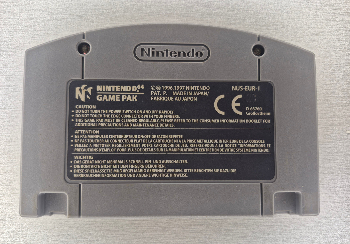 Mortal Kombat Sub Zero - Nintendo N64 - Tested & Working - UKV PAL