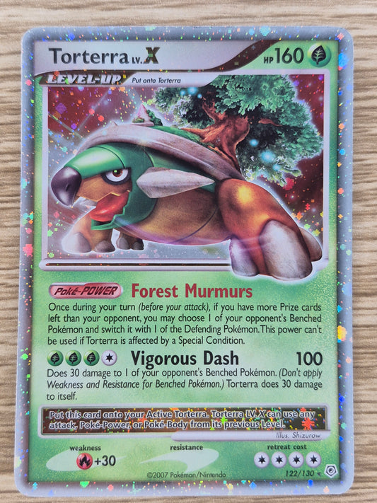 Pokémon TCG Torterra LV.X Diamond & Pearl 122/130 Holo Rare Holo LV.X LP