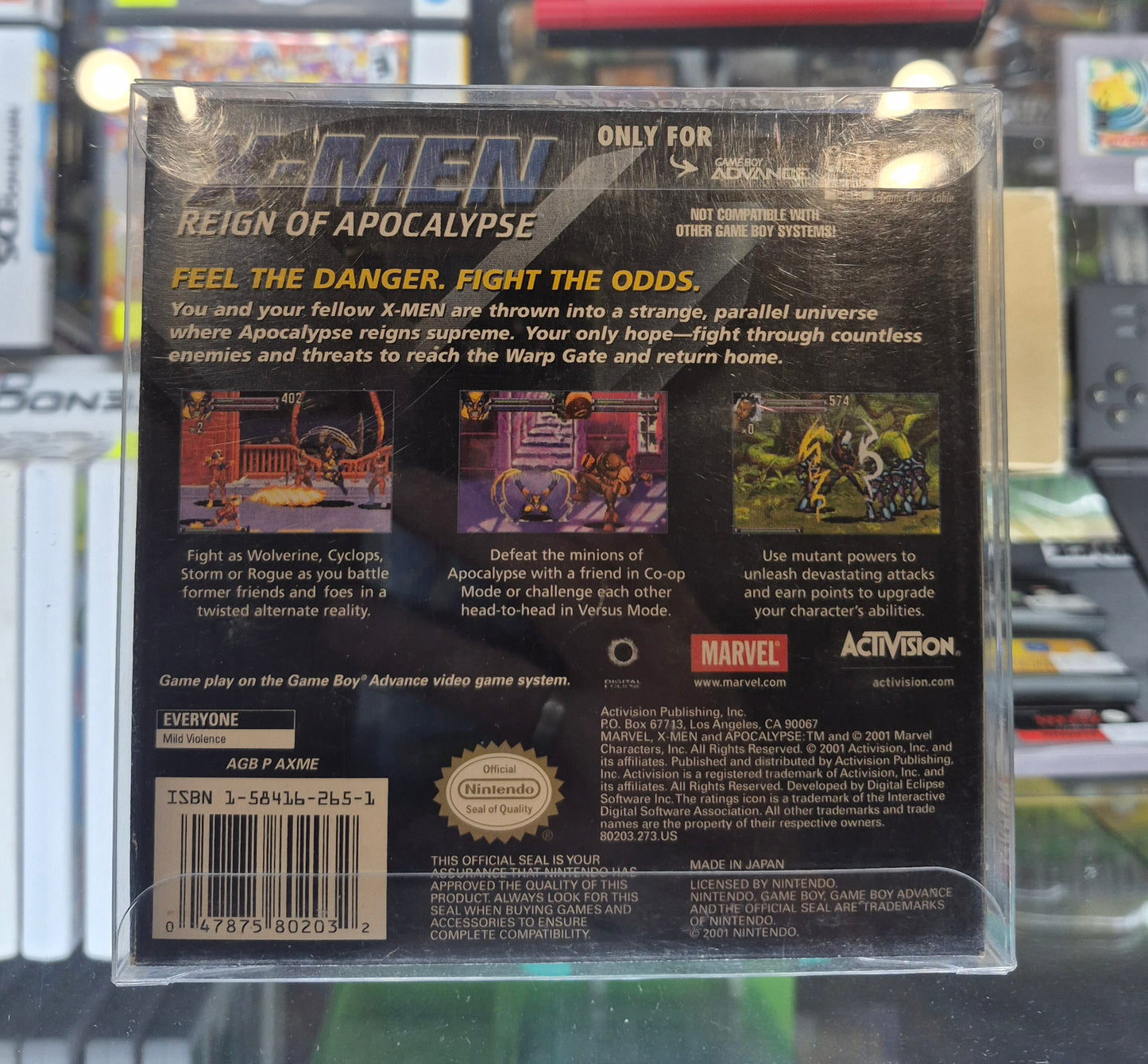 X-Men: Reign of Apocalypse (Nintendo Game Boy Advance, 2001)CIB Tested USA