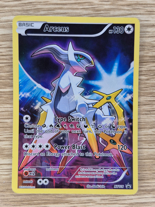 Pokemon TCG Arceus XY116 - Full Art Holo Rare - XY Black Star Promo  MP D.