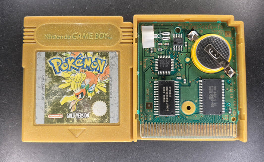 🔥  NEW BATTERY🔥 Pokemon Gold Version, Nintendo Gameboy AUS PAL Tested