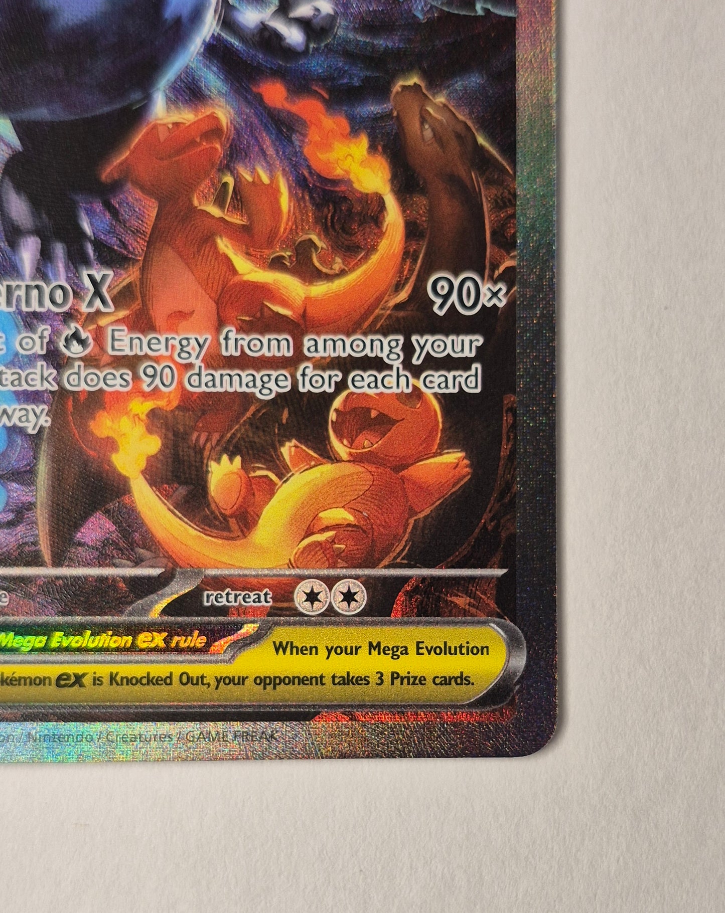 Mega Charizard X ex - 125/094 - SIR - Phantasmal Flames - Pokemon Card - NM/M