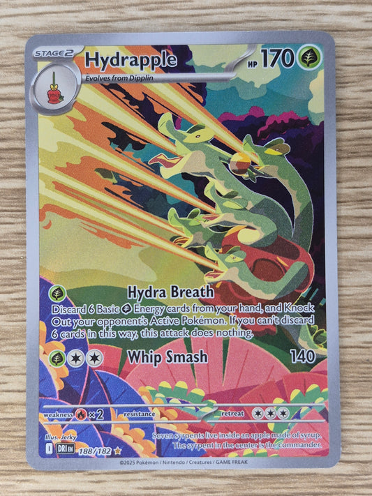 Pokemon TCG Hydrapple 188/182 Illustration Rare Destined Rivals