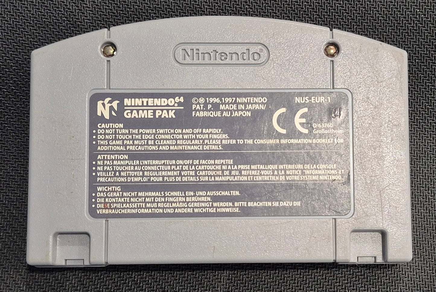 Mischief Makers- N64 / Nintendo 64 Game - AUS PAL TESTED Cart