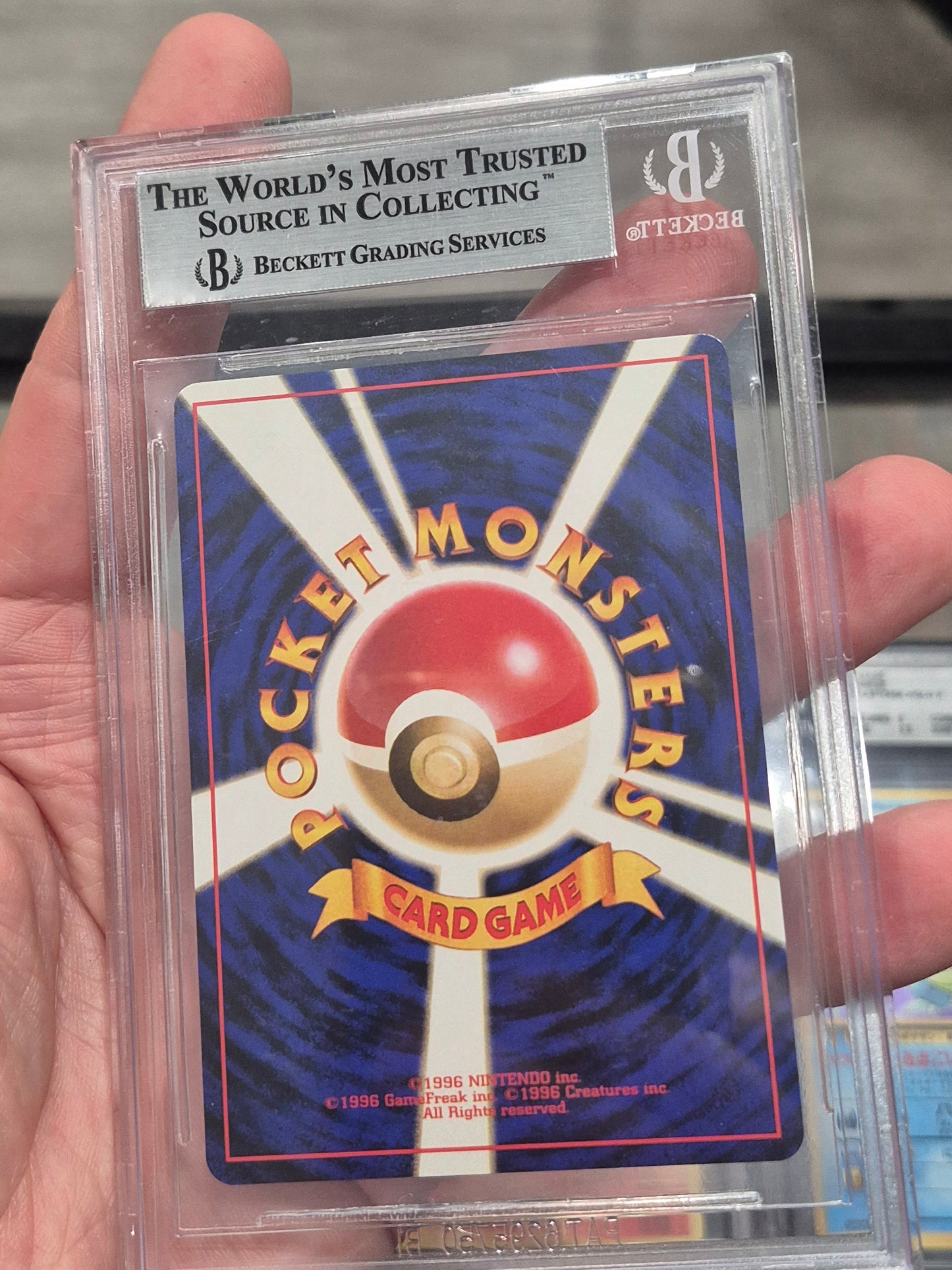 1996 Japanese Pokemon Base Set Venusaur/Charizard/Blastoise  BGS 8.5 SET(#3,#6,#9)