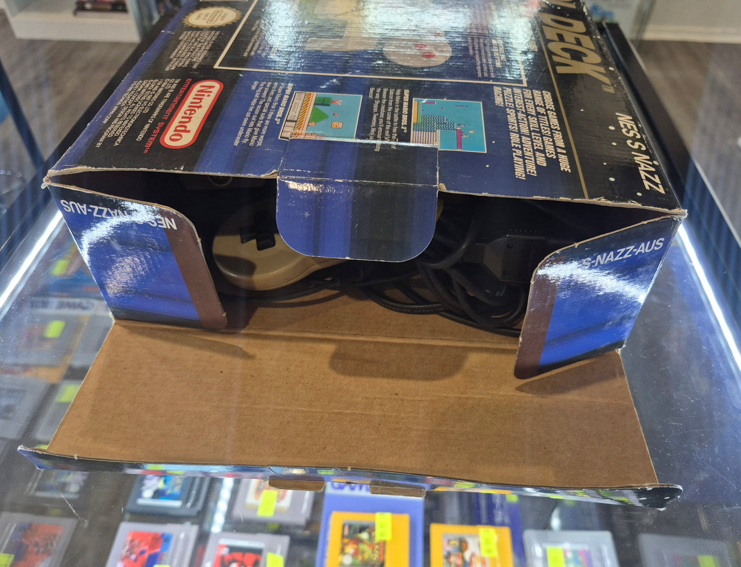Nintendo NES Control Deck Top Loader PAL AUS Complete in Box with 2 controllers & game(no insert)