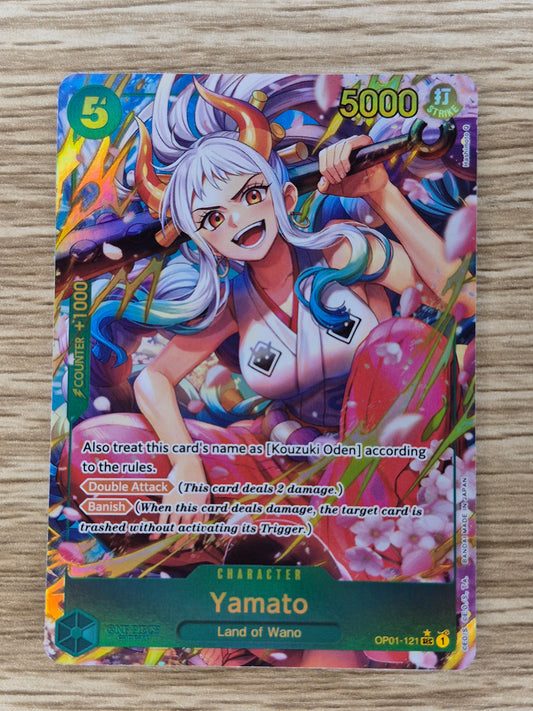 Yamato OP01-121 SEC Alt Art Secret One Piece PRB-01  English