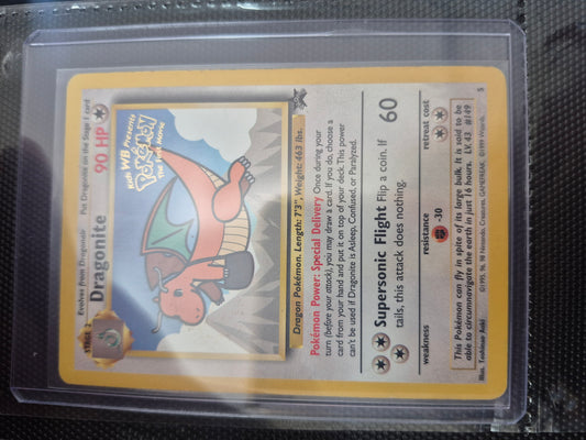 Dragonite Promo 5 Rare Kids WB Pokemon the First Movie 1999 - HP