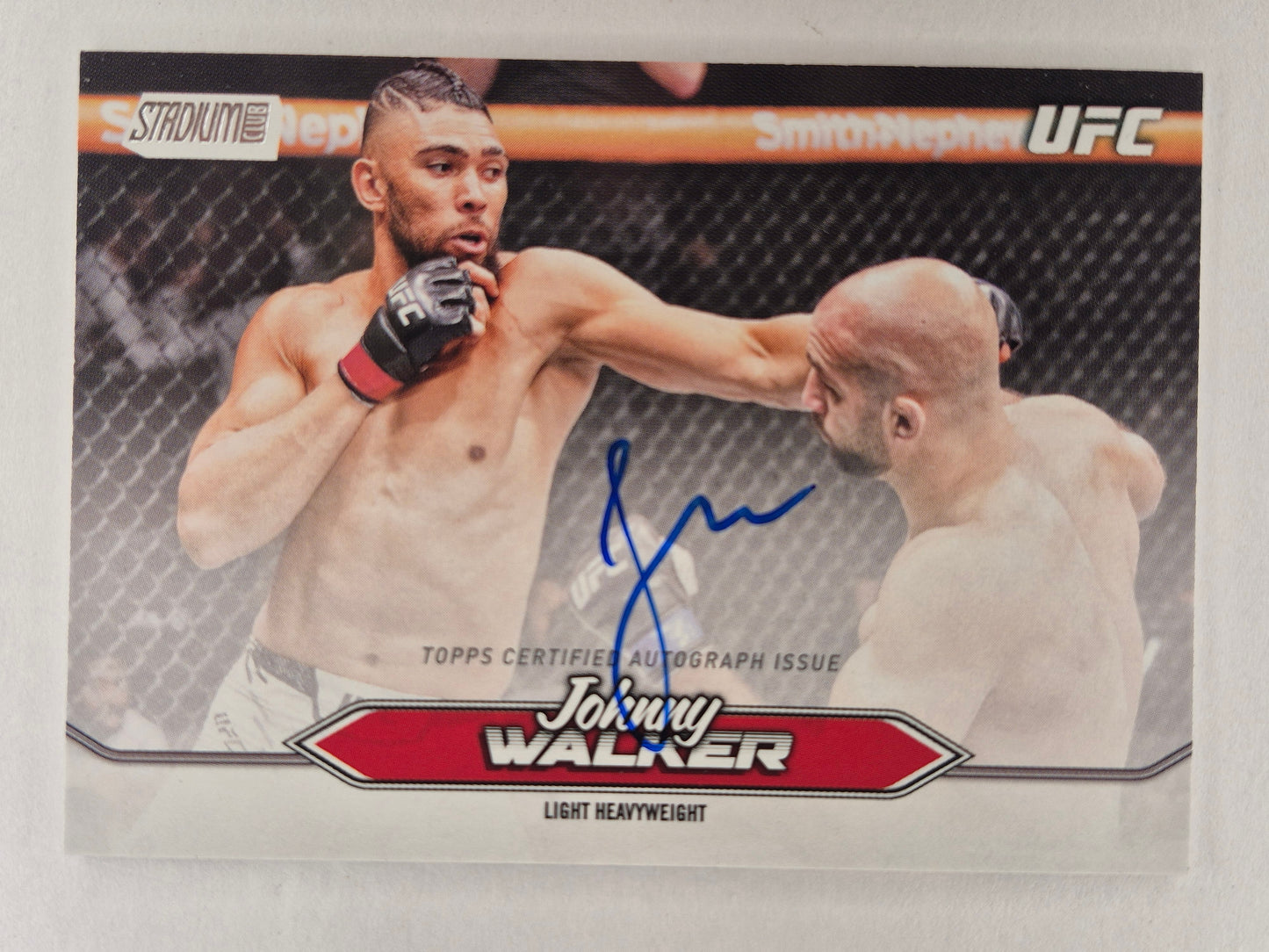 2025 Topps UFC Stadium Club BCA-JWR Johnny Walker Base Auto(On Card)