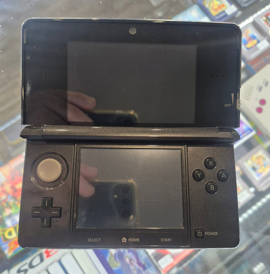 Nintendo 3DS Console Black CTR-001 Excellent Condition, Inc. USB Charger.(No Stylus)