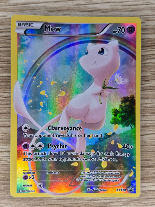 Mew XY110 20th Anniversary XY Black Star Promo Full Art Pokemon 2016 LP