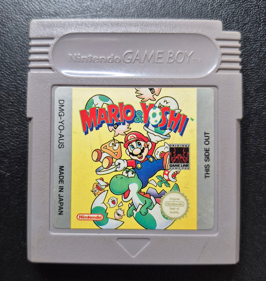 Nintendo Gameboy Mario And Yoshi Game TESTED VGC